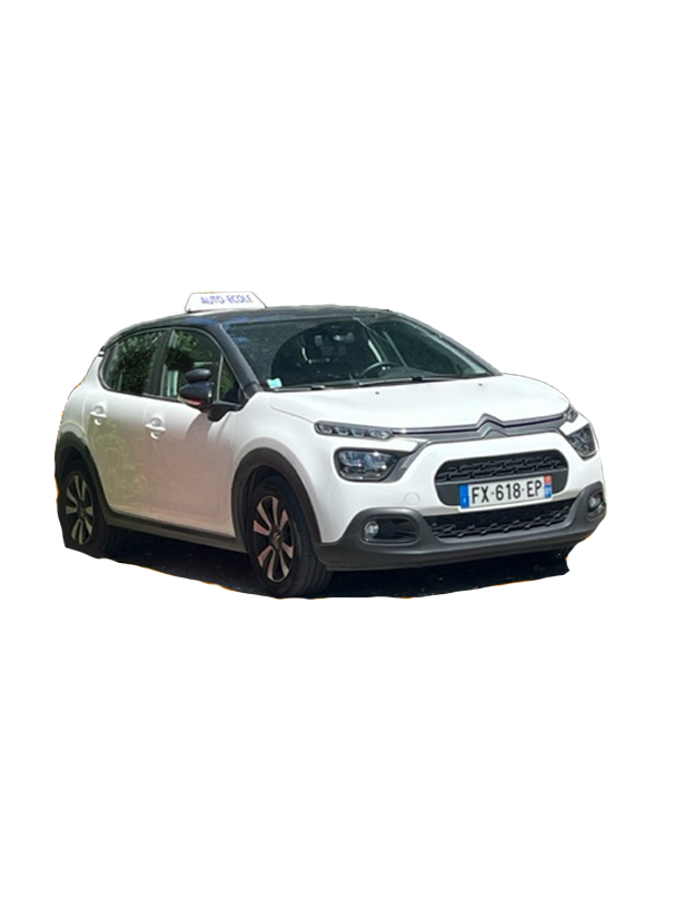 voiture Citroen pour préparer le permis B